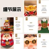  Tượng Lật Đật Tứ Hỷ Thần Tài 