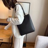  Túi Tote Da PU Tối Giản Với Thiết Kế Trơn 