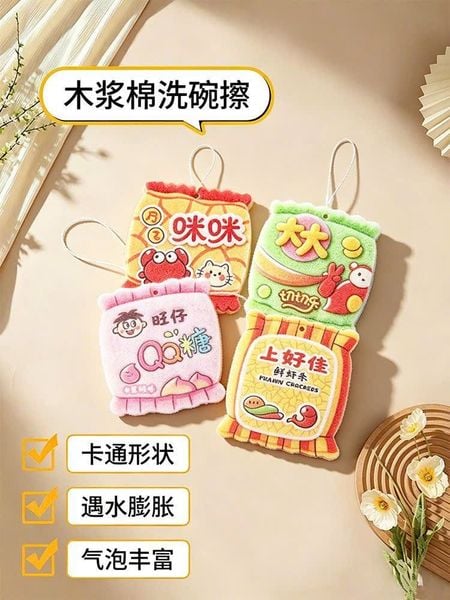  Mút Rửa Chén In Hoa 