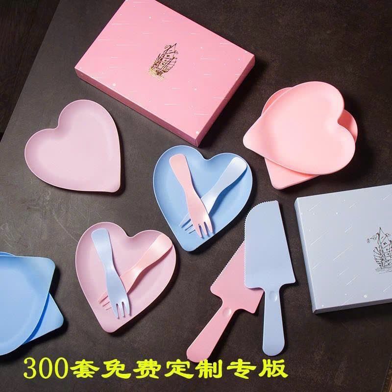  Set Nĩa Dao Dùng Ăn Bánh Kem 1 Lần 