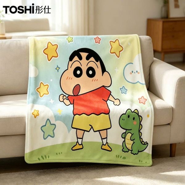  Chăn Flannel Họa Tiết Shin-Chan 