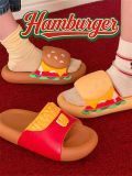  Dép Hamburger 3D Mô Phỏng 
