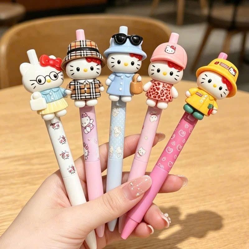  Bút Gel Mực Đen Hello Kitty 