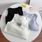  Áo Tank Top Dáng Cropput Có Mút 