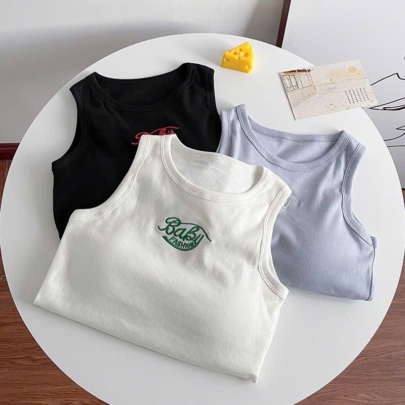  Áo Tank Top Dáng Cropput Có Mút 