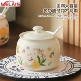  Hủ Sứ Hoa Văn Đựng Gia Vị 