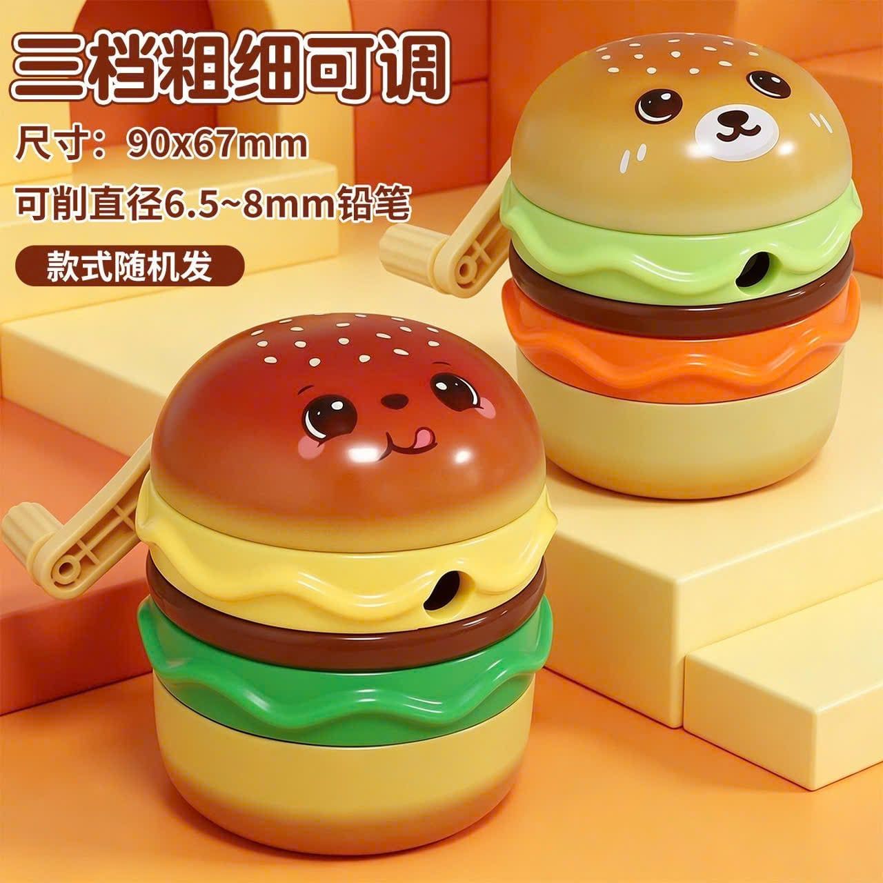  Gọt Bút Chì Hình Bánh Hamburger 