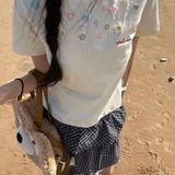  Áo Thun Thêu Hoa 