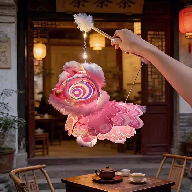  Đèn Lồng Hình Đầu Lân 