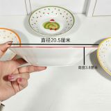  Đĩa Chấm Hình Hoa Quả Bánh Ngọt 