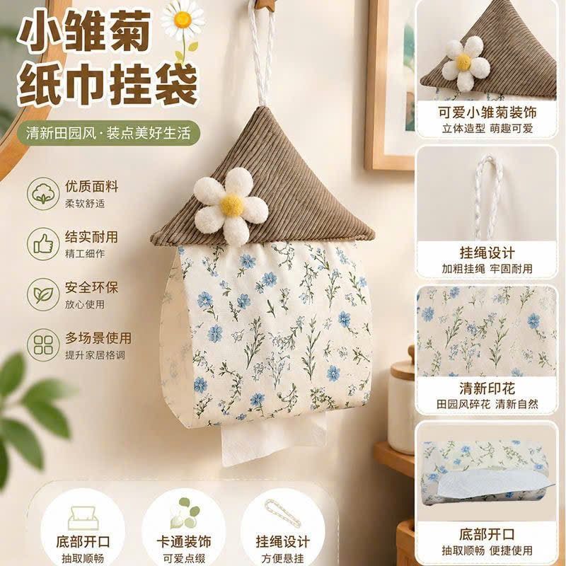  Túi Vải Đựng Khăn Treo Tường 
