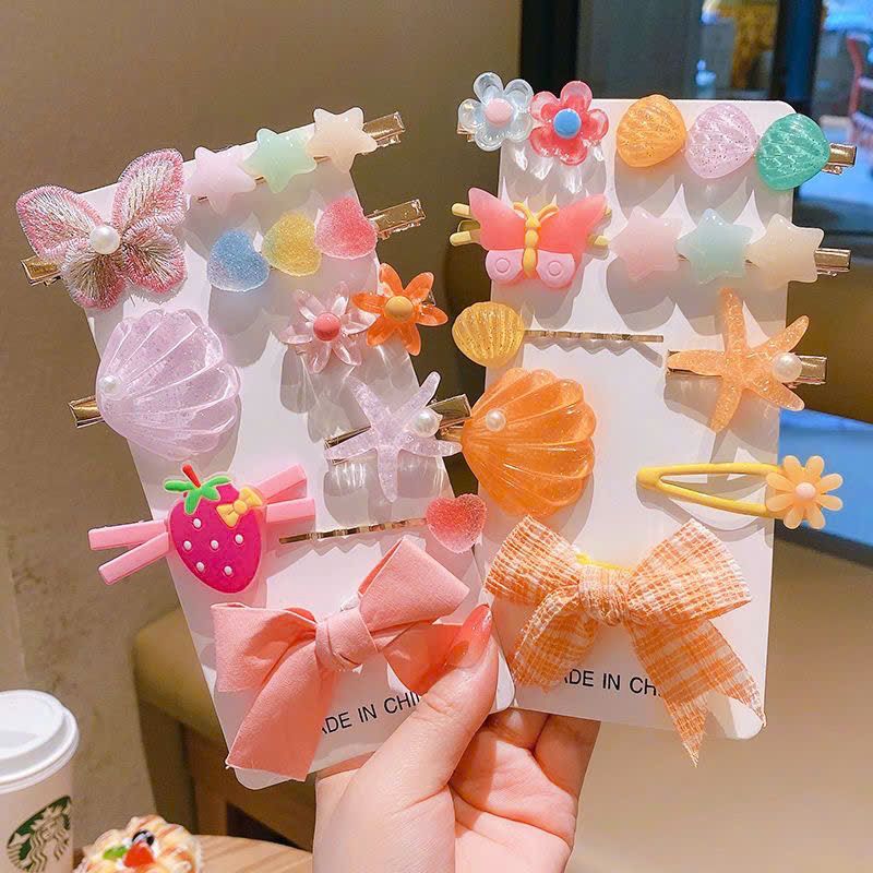  Set Kẹp Tóc Ngôi Sao Biển Và Nơ 