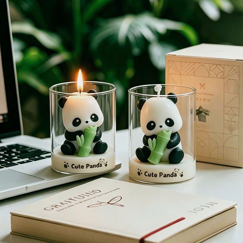  Nến Thơm Gấu Trúc Dễ Thương 