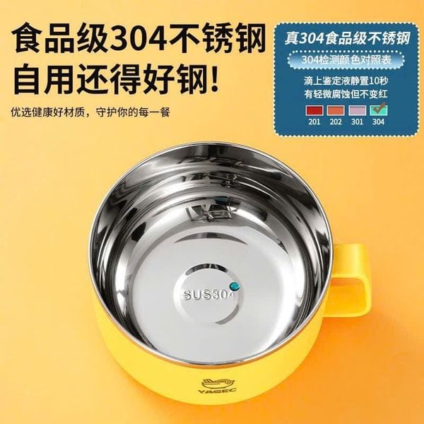  Bento Inox 304 Ăn Mì Gói 