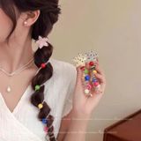  Bộ Dây Buộc Tóc Xoắn Ốc Ngôi Sao 