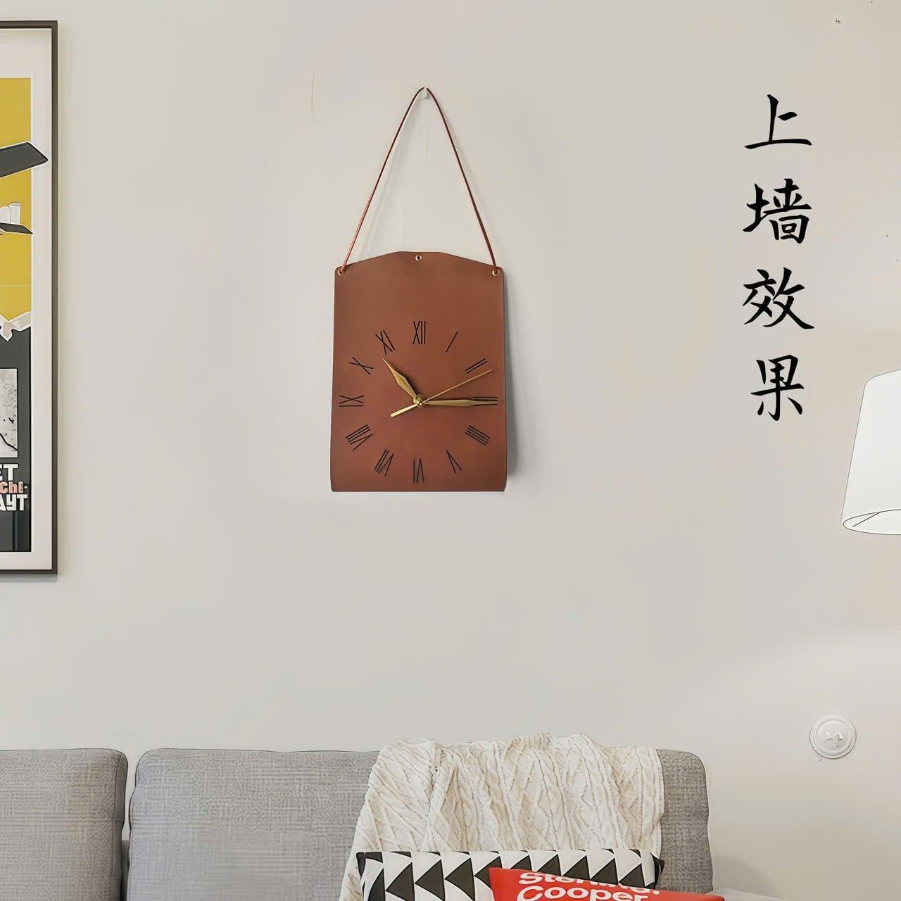  Đồng Hồ Da Treo Tường Decor 