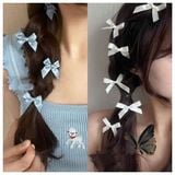  Set Kẹp Tóc Hình Nơ Ruy Băng Mini 