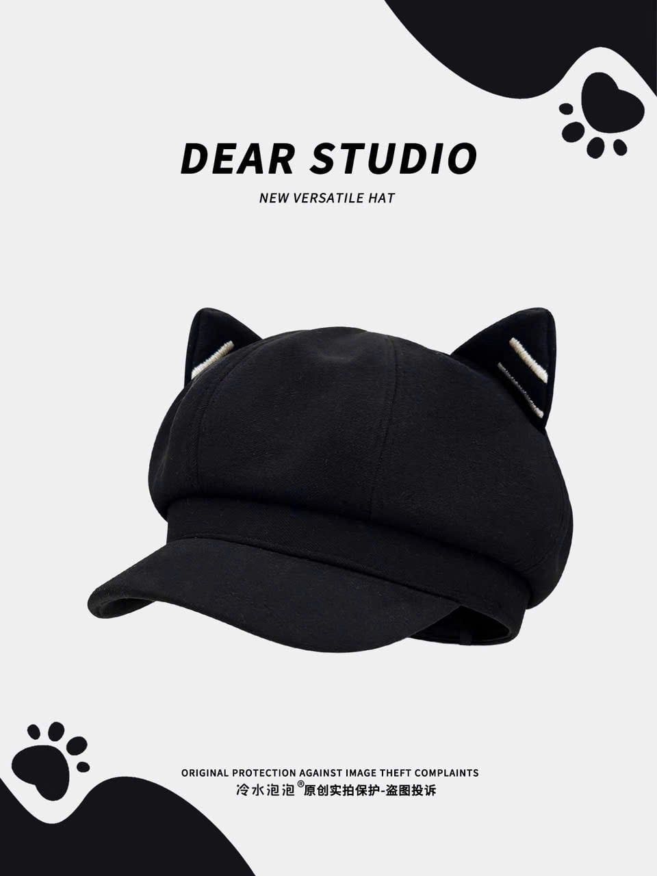  Mũ Mây Tai Mèo Dễ Thương 