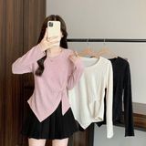  Áo thun dài tay họa tiết ánh sáng hai chiều 