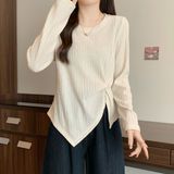  Áo Dệt Kim Dài Tay Cho Nữ Áo Len Mỏng 