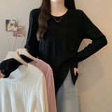  Áo Dệt Kim Dài Tay Cho Nữ Áo Len Mỏng 