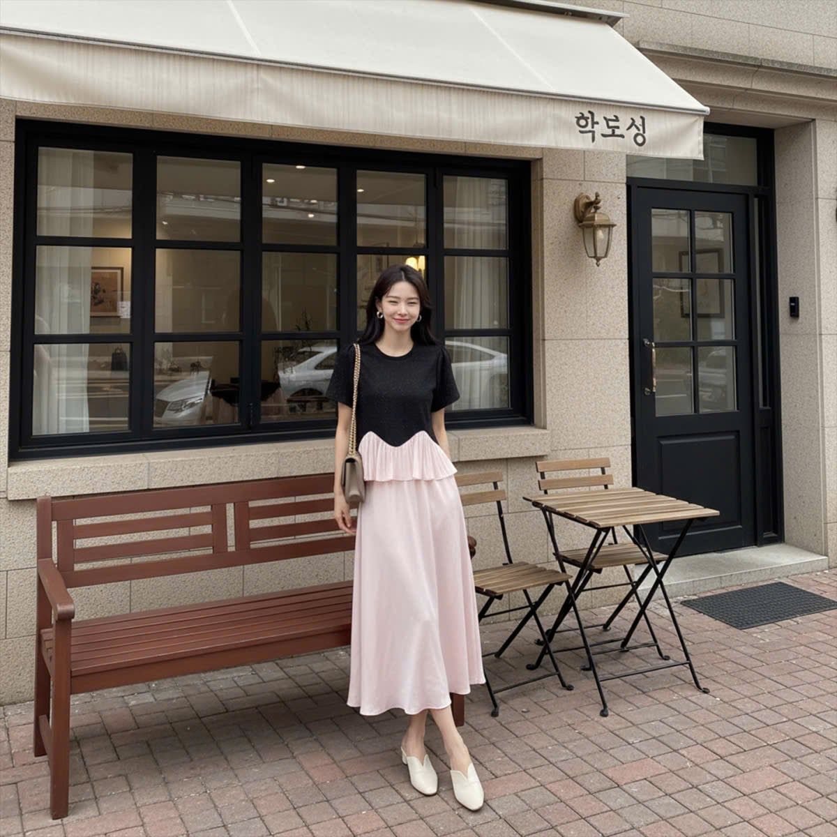  Set Áo + Chân Váy Dài 