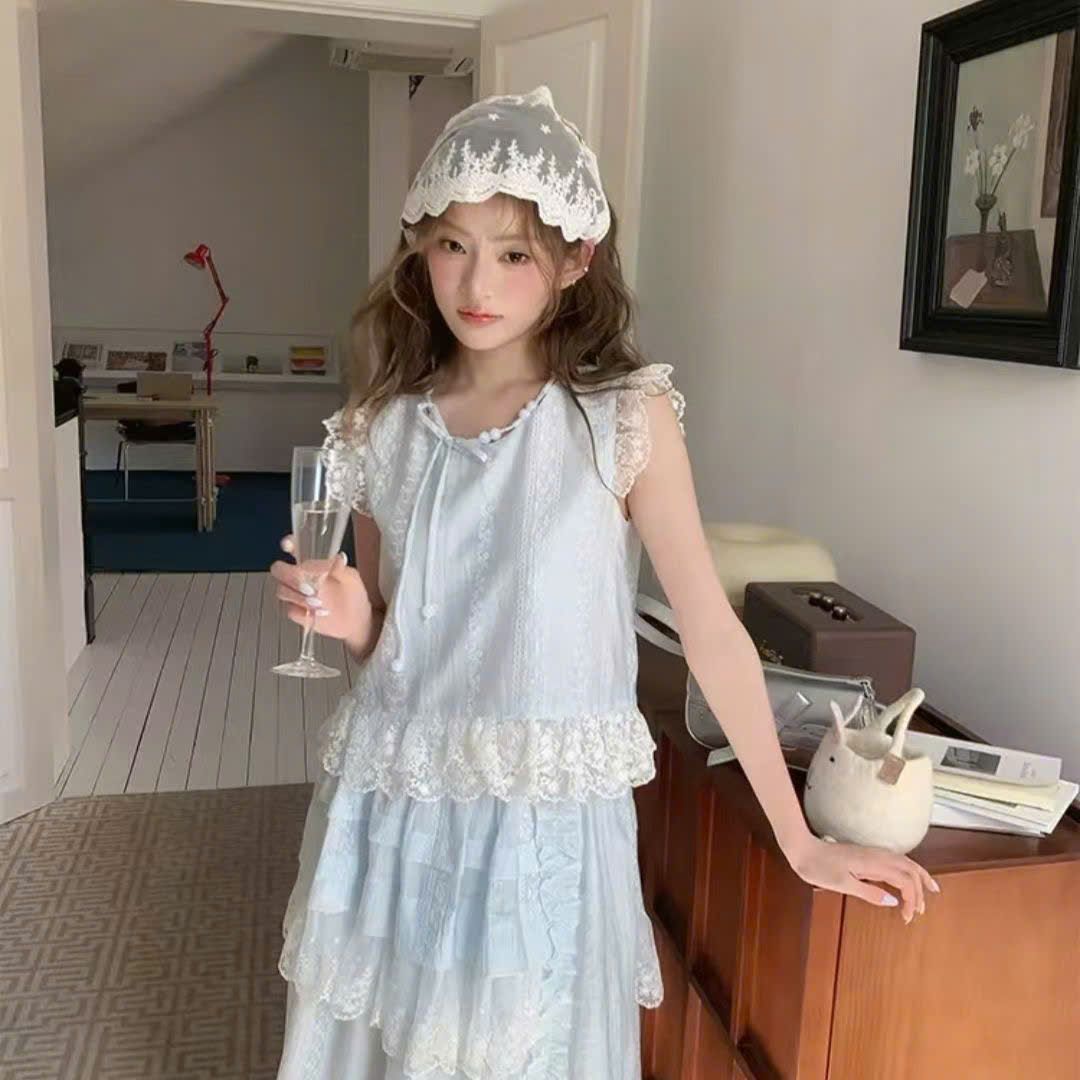  Váy Voan Tầng Xinh Xắn 