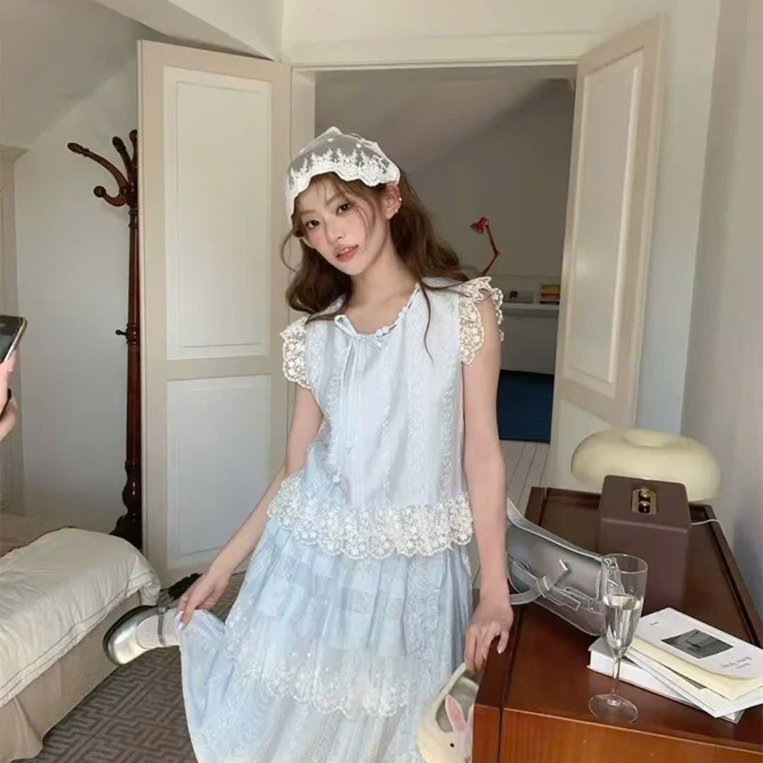  Váy Voan Tầng Xinh Xắn 