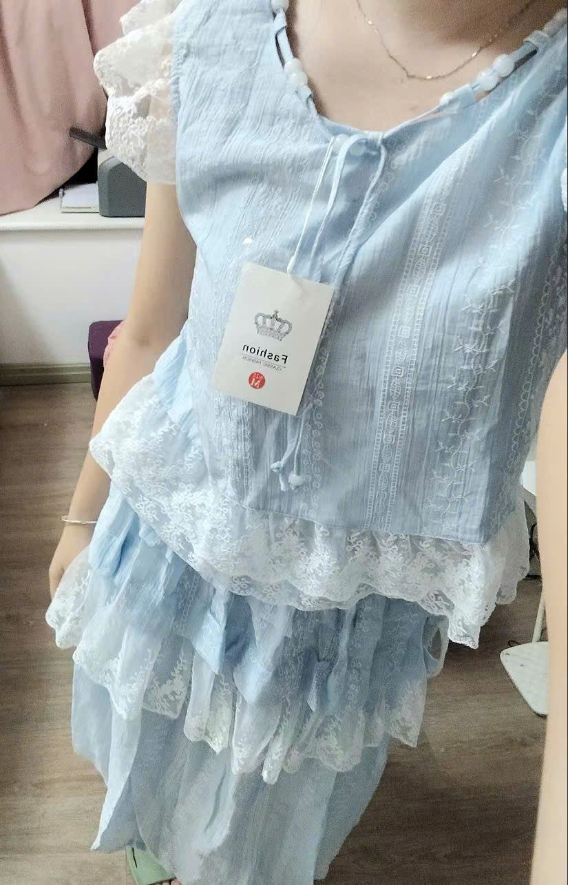  Váy Voan Tầng Xinh Xắn 