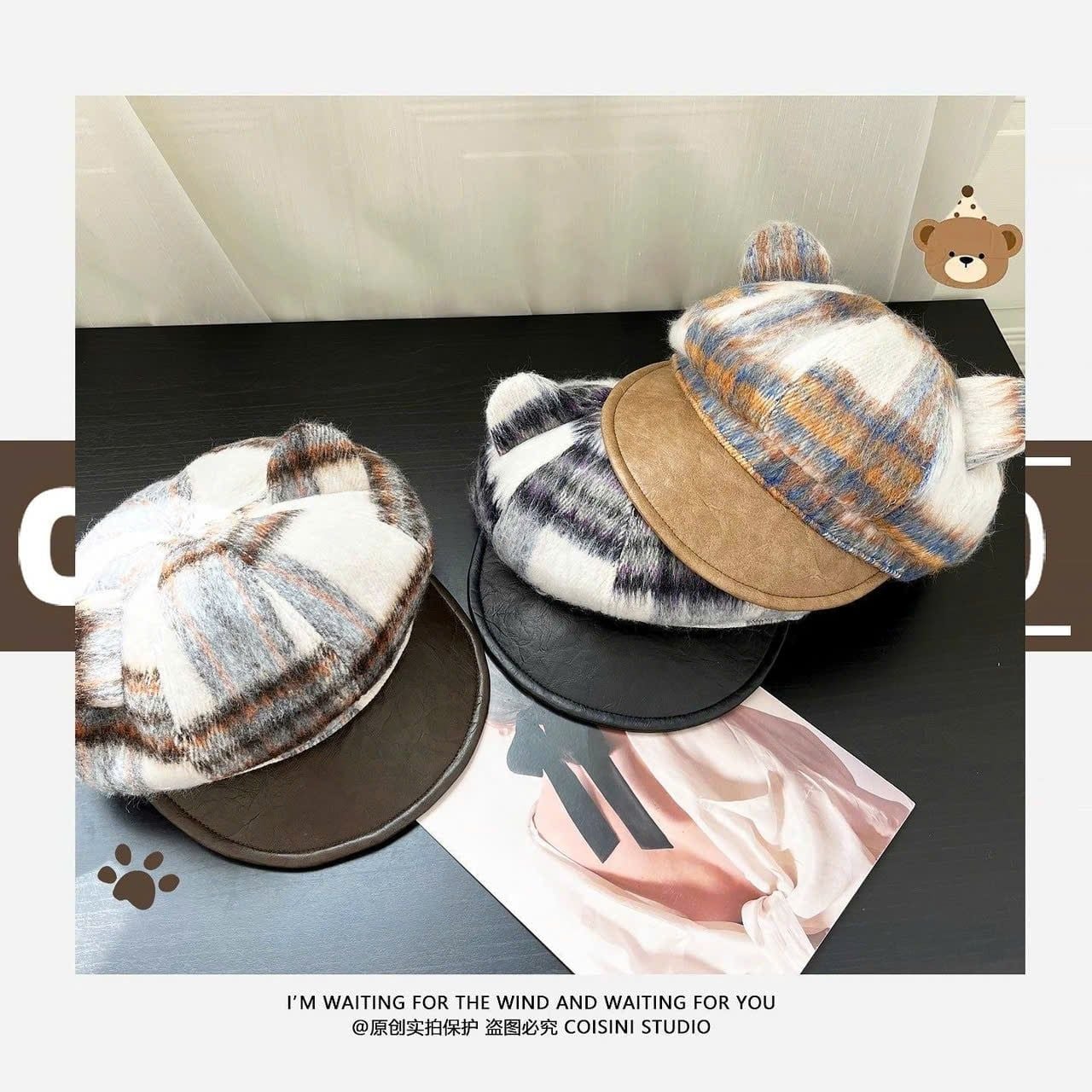  Mũ Nồi Có Vành Unisex 