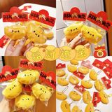  Móc Khoá Thỏi Vàng May Mắn 