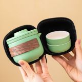  Bộ Ấm Trà 2 Ly  Du Lịch Có Lọc 