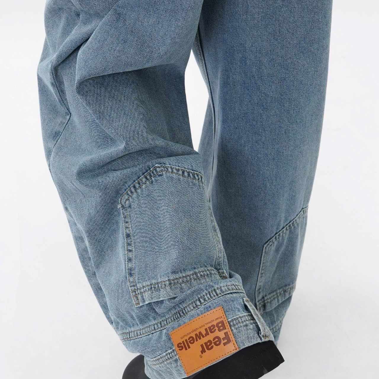  Quần Jeans Ống Túi Ngược 