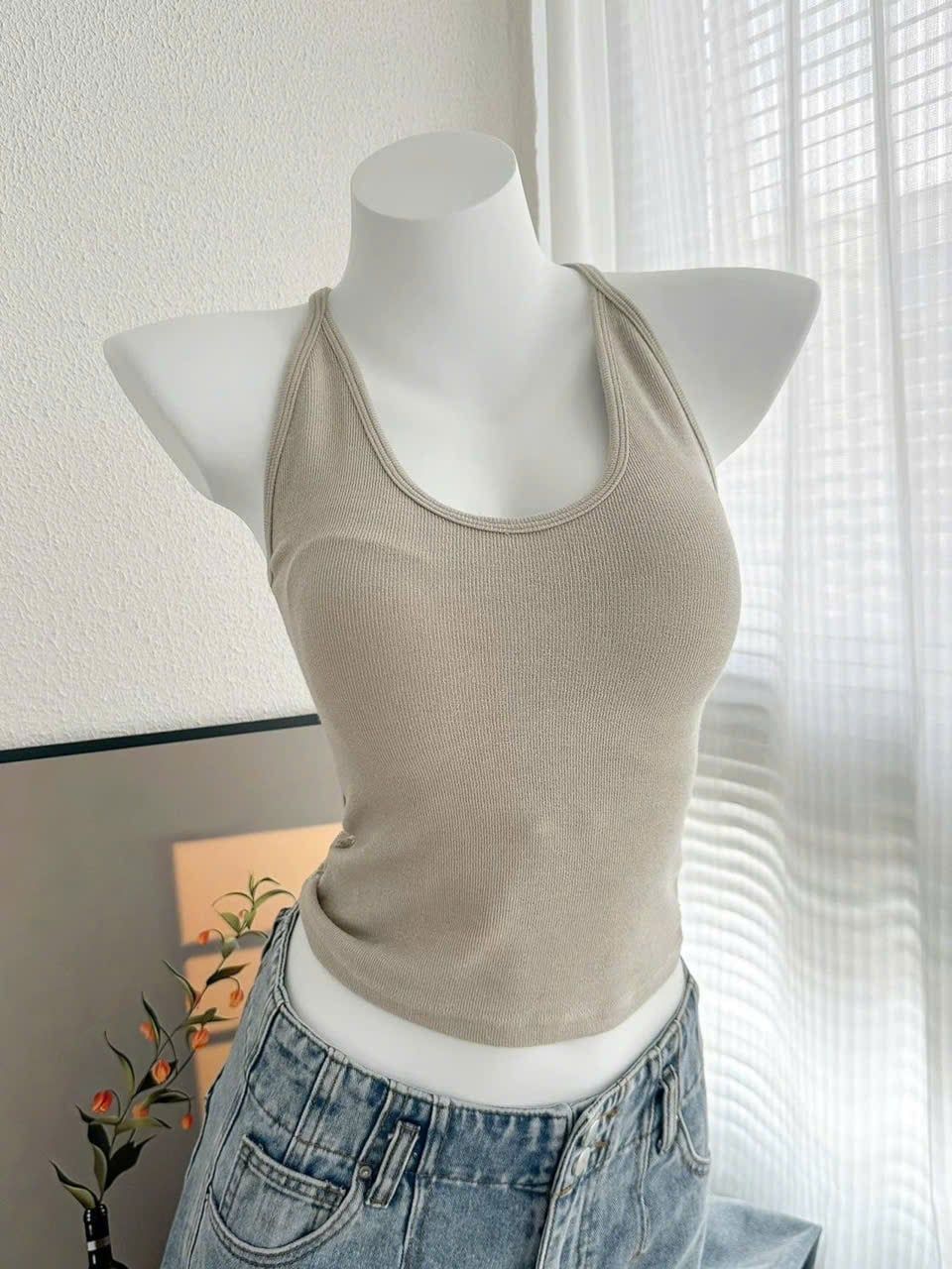  Áo Lót Nữ Cổ Yếm Lưới Ren Có Đệm Ngực 