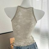  Áo Lót Nữ Cổ Yếm Lưới Ren Có Đệm Ngực 