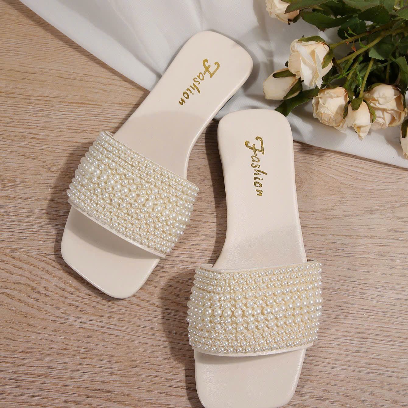  Dép Bệt Quai Ngang Trân Châu Nữ 