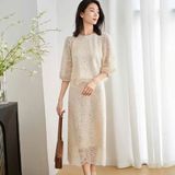  Set Áo + Chân Váy Ren 