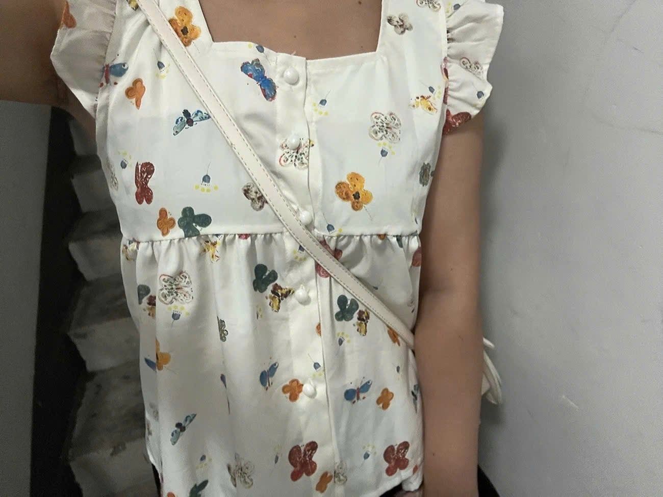  Áo Kiểu Dáng Peplum Tay Bèo Nữ 