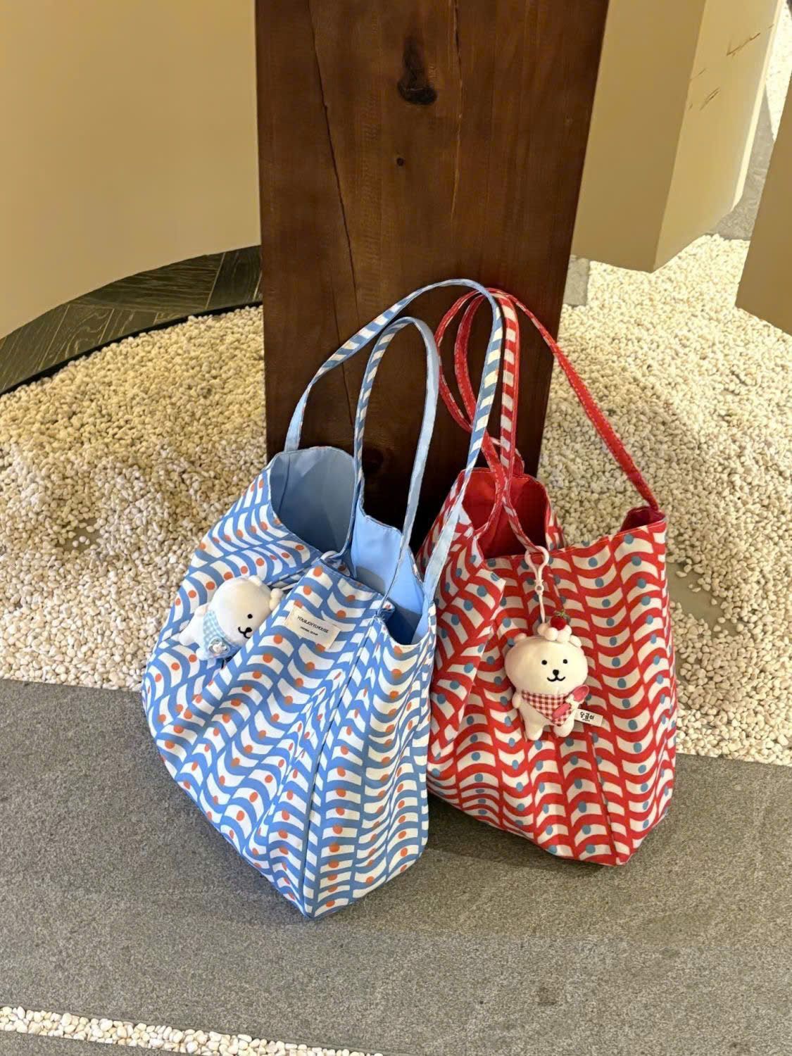  Túi Vải Hình Học Thời Trang 