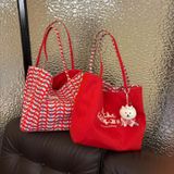  Túi Vải Hình Học Thời Trang 