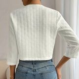  Áo Khoác Nữ Thắt Eo Viền Sóng 