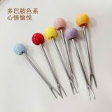  Gấu Sứ Đựng Đĩa Ăn Hoa Quả 