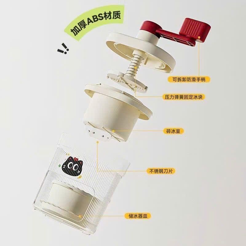  Máy Bào Đá Quay Tay Làm Bingsu 