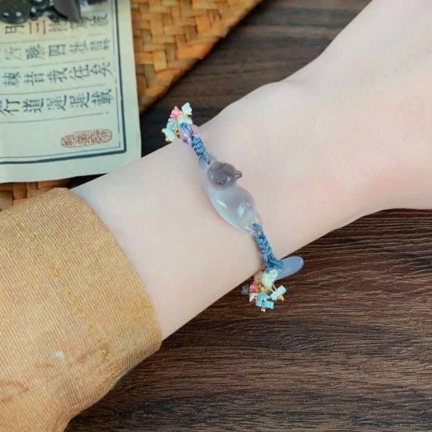  Vòng Tay Dệt Mèo Ngôi Sao Nhỏ Osmanthus 