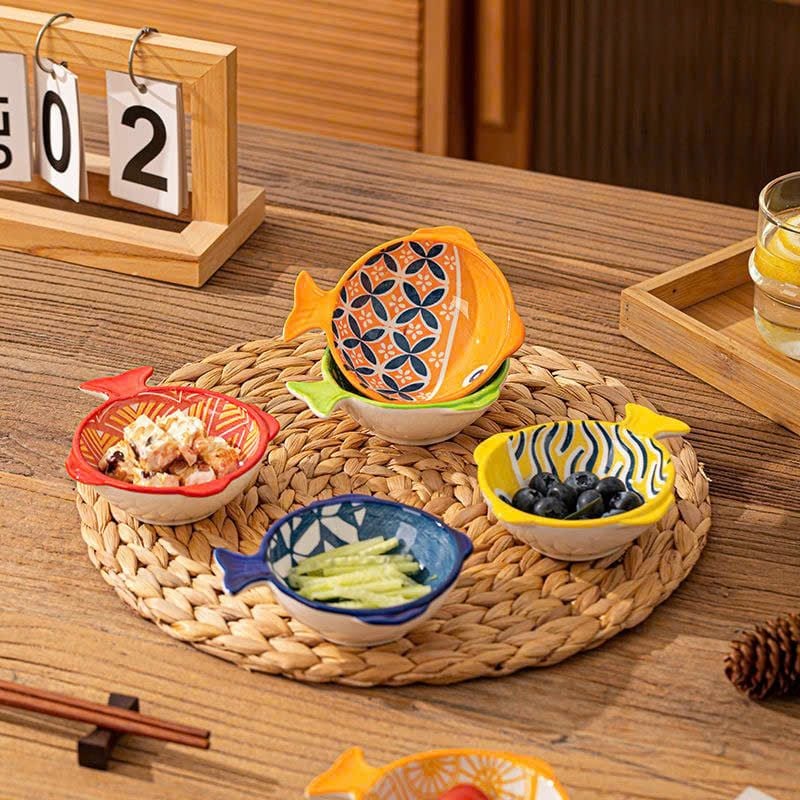  Bộ 6 Chén Chấm Con Cá Độc Lạ 