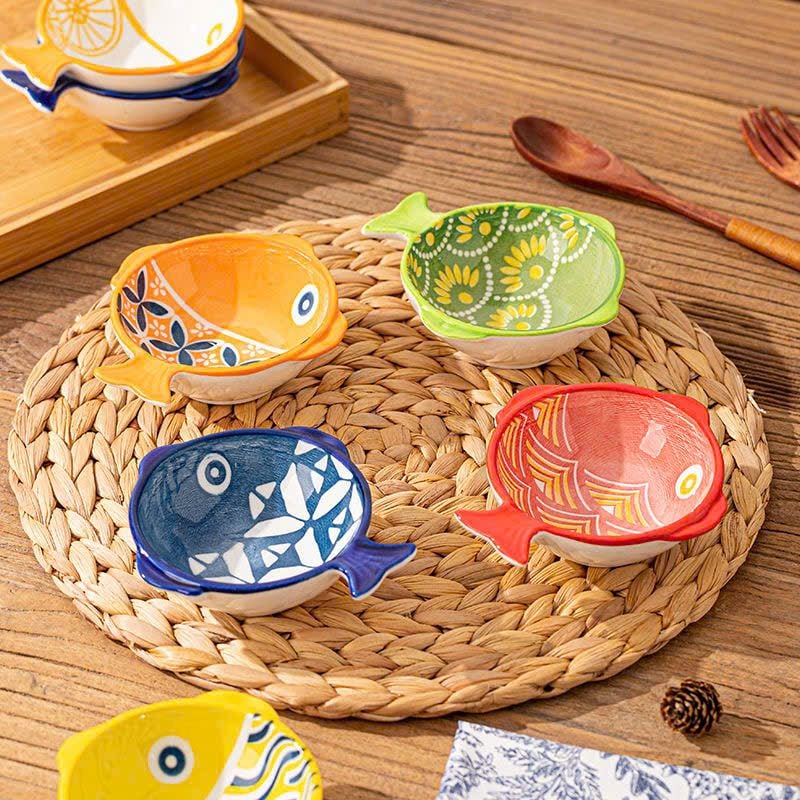  Bộ 6 Chén Chấm Con Cá Độc Lạ 