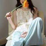  Set Áo Ren Xô Thêu Hoa 