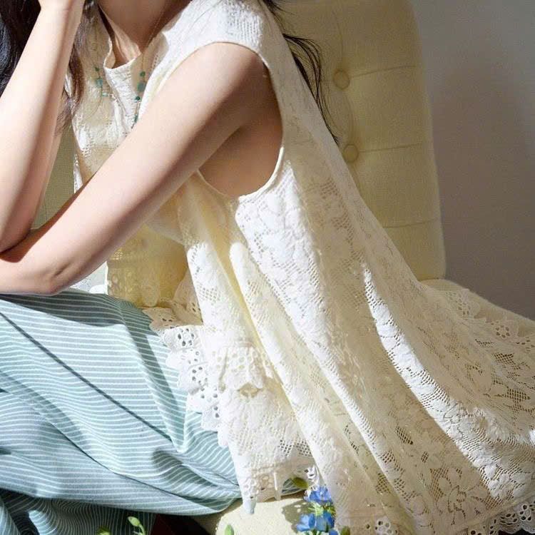  Set Áo Ren Xô Thêu Hoa 