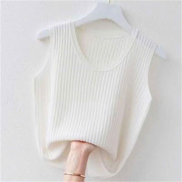  Áo Ba Lỗ Nữ Cổ Tròn Phiên Bản Hàn Quốc 