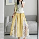  Thời Trang Quảng Châu Chân Váy Ren 